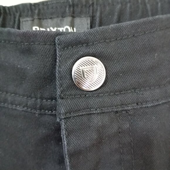 Brixton Chino Pants Mens Black Size L Cotton Blend - Picture 5 of 11